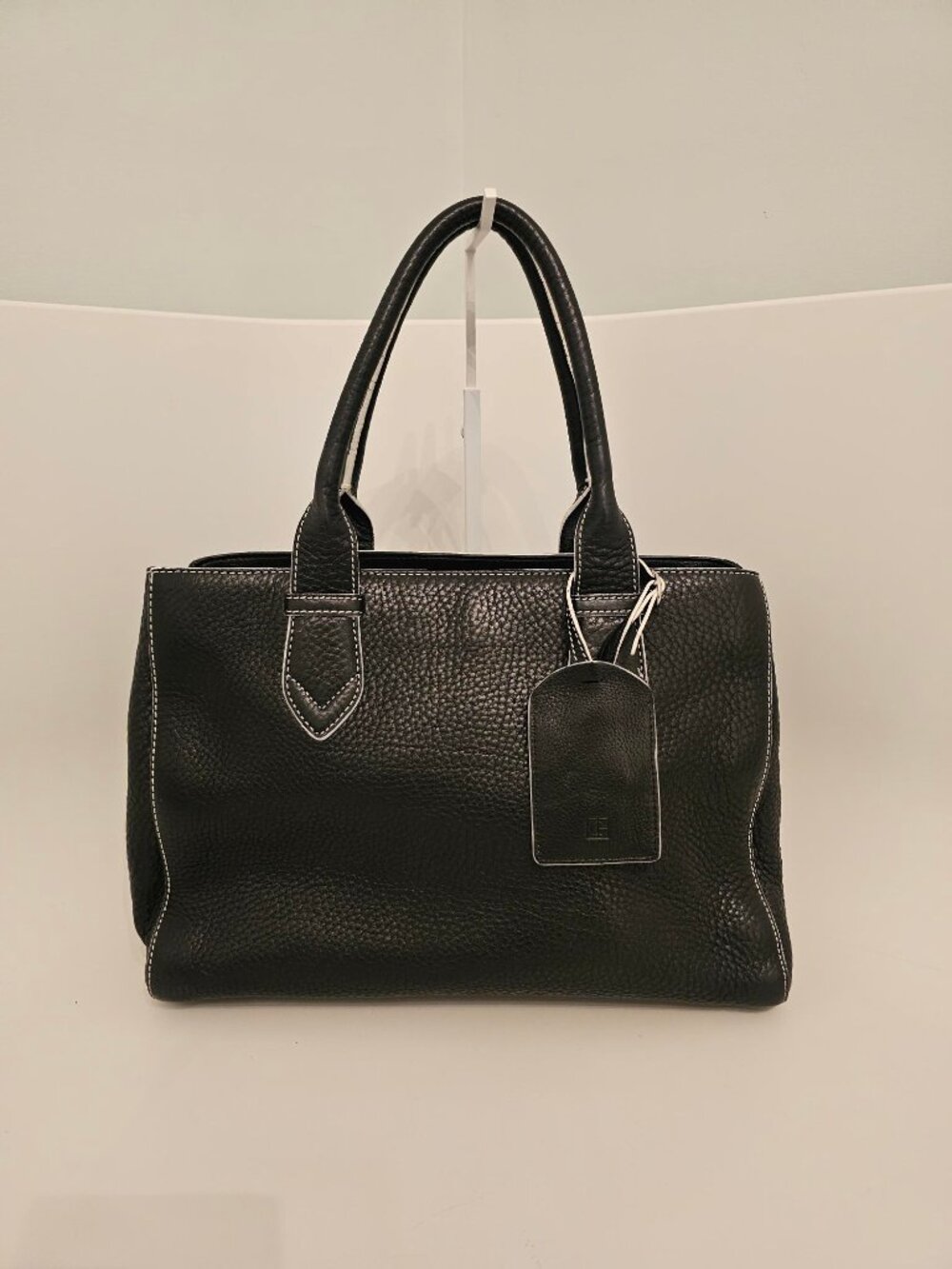 Cole Haan Village Pebbled Leather Tote - Black
